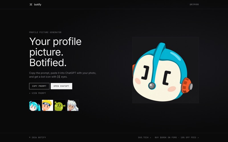 Screenshot of botify